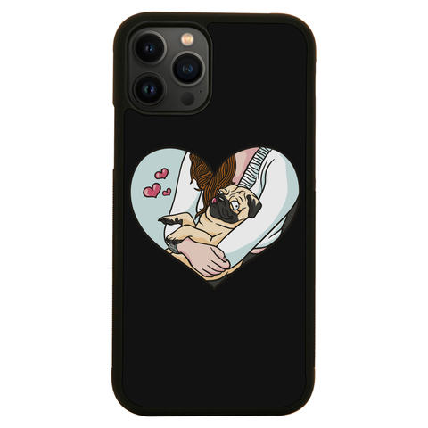 Cute pug heart iPhone case iPhone 13 Pro