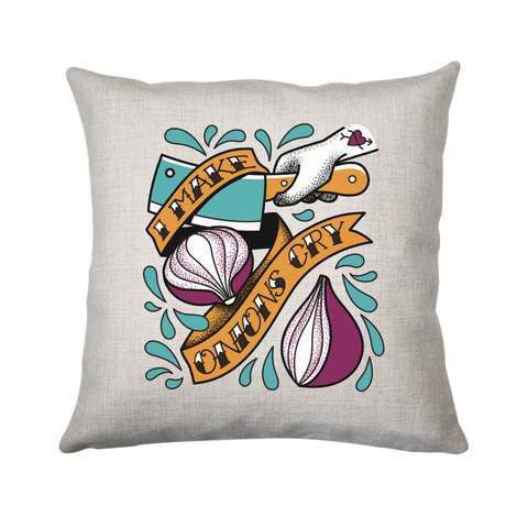 Cutting onions cooking cushion 40x40cm Cover Only