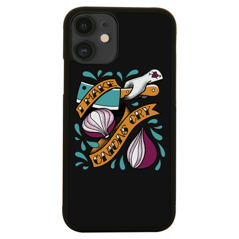 Cutting onions cooking iPhone case iPhone 12