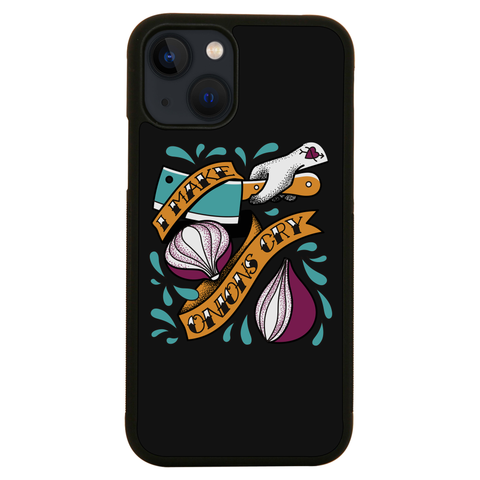 Cutting onions cooking iPhone case iPhone 13