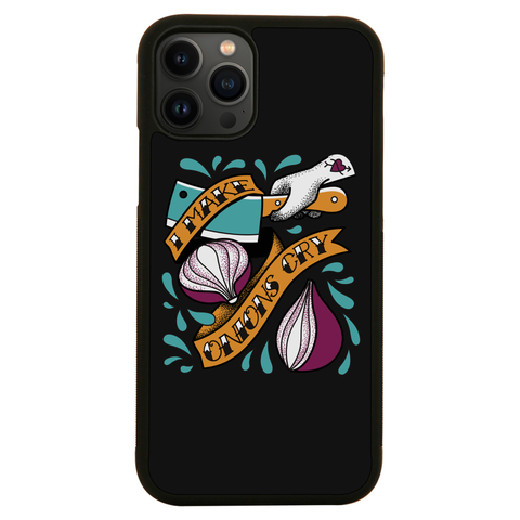 Cutting onions cooking iPhone case iPhone 13 Pro