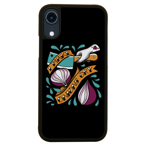 Cutting onions cooking iPhone case iPhone XR