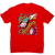 Cutting onions cooking men's t-shirt Red