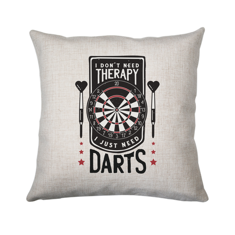 Dartboard funny quote cushion 40x40cm Cover Only