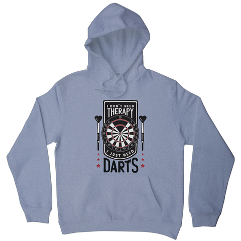 Dartboard funny quote hoodie Grey
