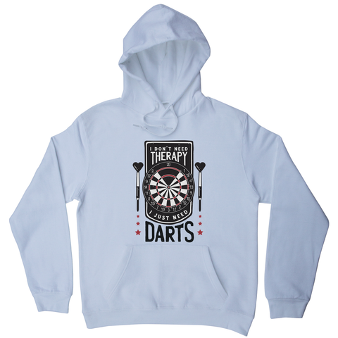 Dartboard funny quote hoodie White