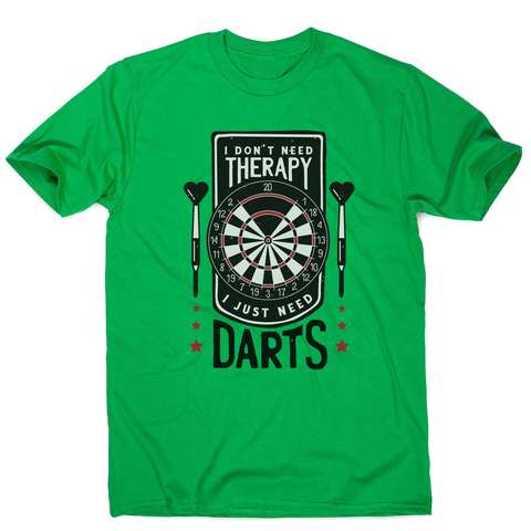 Dartboard funny quote men's t-shirt Green