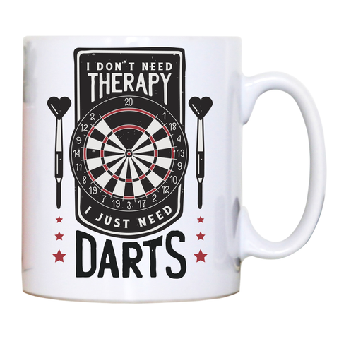 Dartboard funny quote mug coffee tea cup White