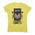 Dartboard funny quote women's t-shirt Yellow