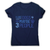 Dog lover funny quote women's t-shirt Navy