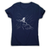 Downhill bike women's t-shirt Navy