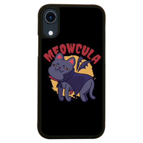 Dracula cat cartoon iPhone case iPhone XR