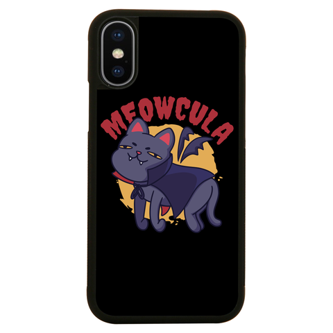 Dracula cat cartoon iPhone case iPhone XS