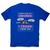 Drone crashing quote men's t-shirt Blue