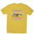 Drone crashing quote men's t-shirt Yellow