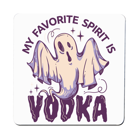 Drunk spirit ghost cartoon coaster drink mat Set of 1