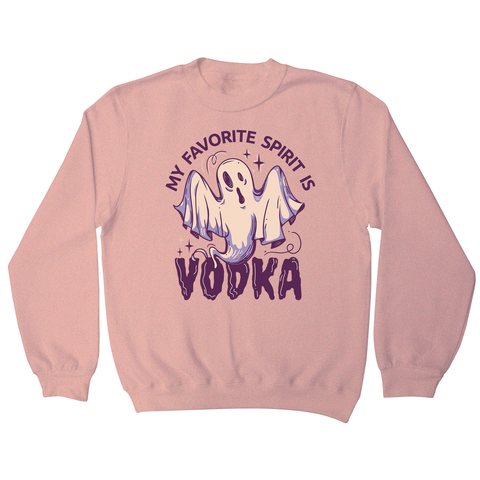 Drunk spirit ghost cartoon sweatshirt Nude