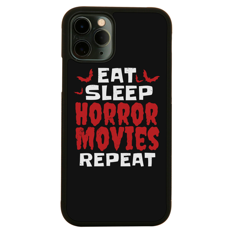 Eat sleep horror movies iPhone case iPhone 11 Pro Max