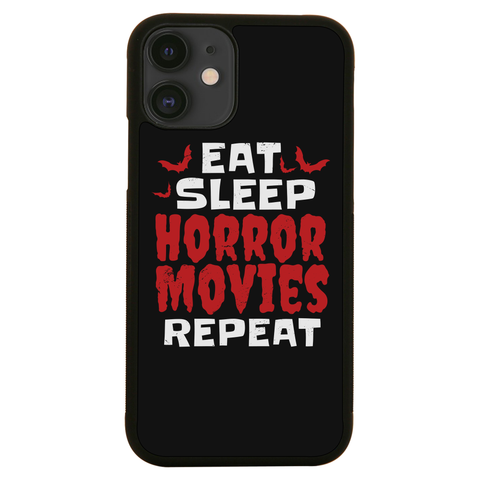 Eat sleep horror movies iPhone case iPhone 12 Mini