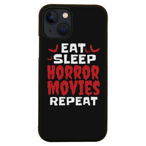 Eat sleep horror movies iPhone case iPhone 13