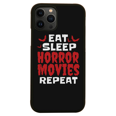 Eat sleep horror movies iPhone case iPhone 13 Pro