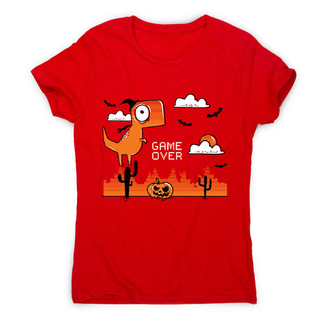 Funny dinosaur halloween - women's funny premium t-shirt - Graphic Gear