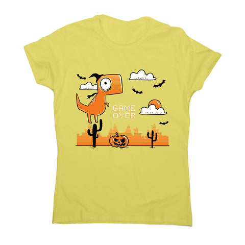 Funny dinosaur halloween - women's funny premium t-shirt - Graphic Gear