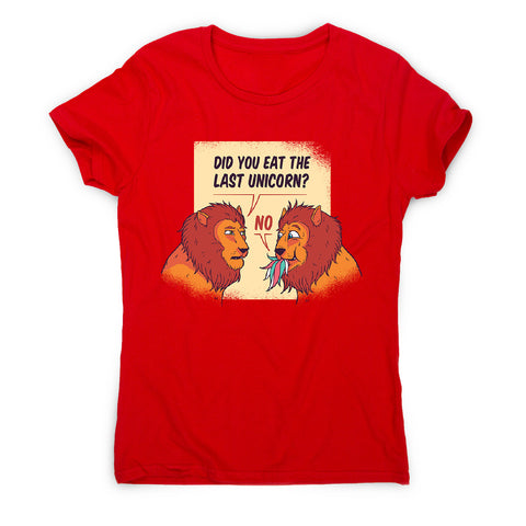 Funny lions - women's funny premium t-shirt - Graphic Gear