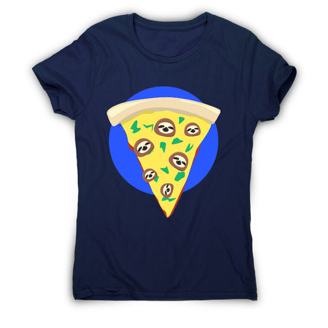 Funny pizza sloth - women's t-shirt - Graphic Gear