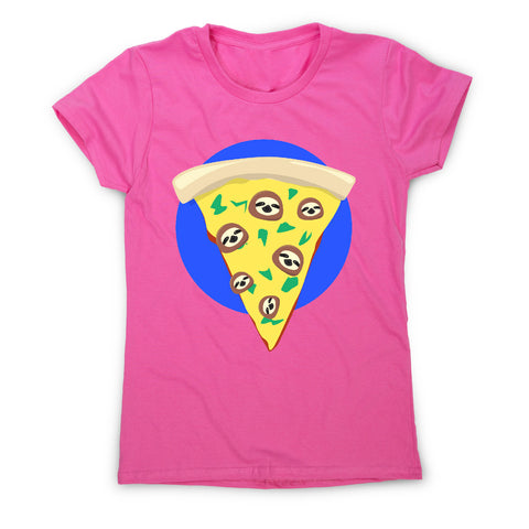 Funny pizza sloth - women's t-shirt - Graphic Gear