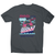 Flamingo cruise ship trouble men's t-shirt Charcoal