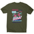 Flamingo cruise ship trouble men's t-shirt Military Green