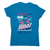 Flamingo cruise ship trouble women's t-shirt Sapphire