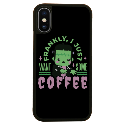Frankenstein coffee monster iPhone case iPhone XS