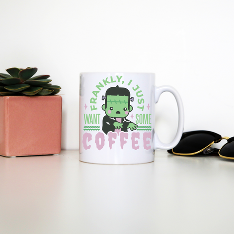 Frankenstein coffee monster mug coffee tea cup White