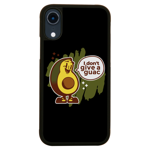 Funny avocado quote iPhone case iPhone XR