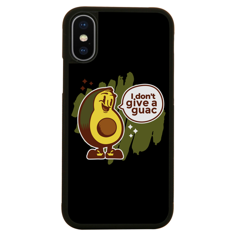 Funny avocado quote iPhone case iPhone XS