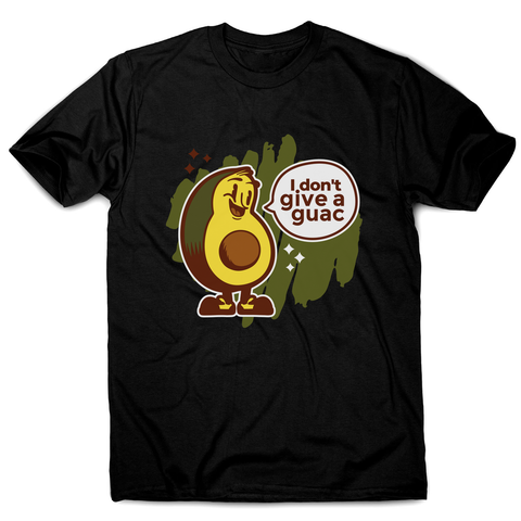 Funny avocado quote men's t-shirt Black