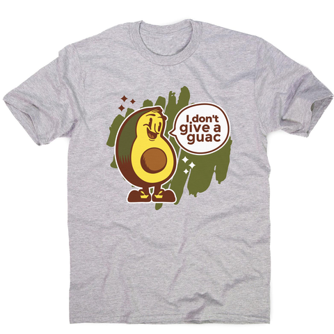 Funny avocado quote men's t-shirt Grey