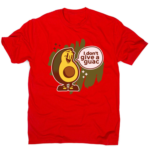 Funny avocado quote men's t-shirt Red