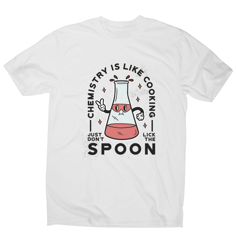 Funny chemistry cooking men's t-shirt White