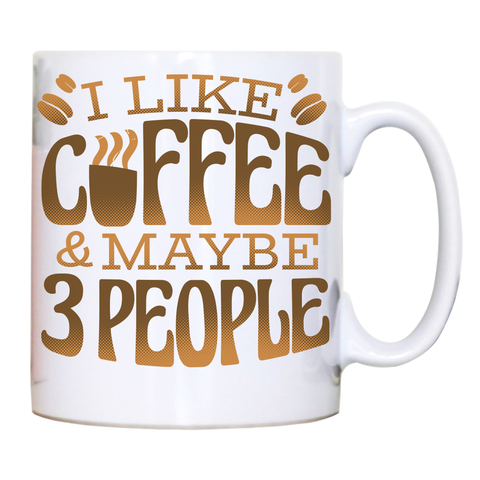Funny coffee quote mug coffee tea cup White
