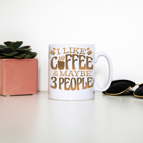 Funny coffee quote mug coffee tea cup White