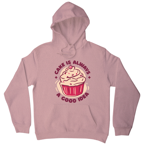 Funny cupcake quote hoodie Nude