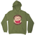 Funny cupcake quote hoodie Olive Green