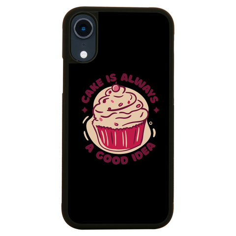 Funny cupcake quote iPhone case iPhone XR