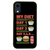 Funny diet day routine iPhone case iPhone XR