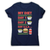 Funny diet day routine women's t-shirt Navy