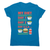 Funny diet day routine women's t-shirt Sapphire