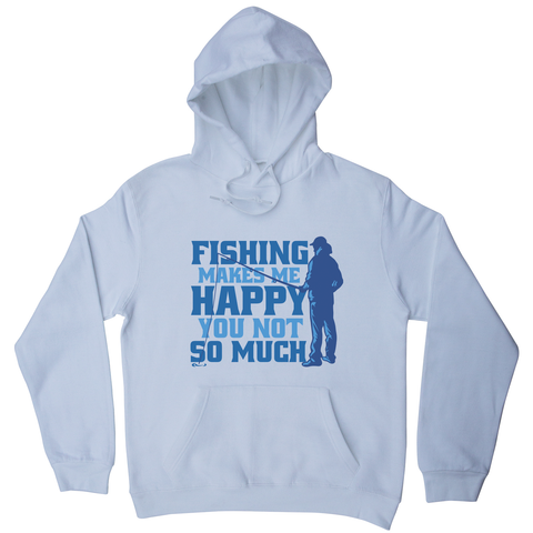 Funny fishing quote hoodie White